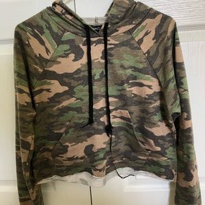 Camo Crop hoodie